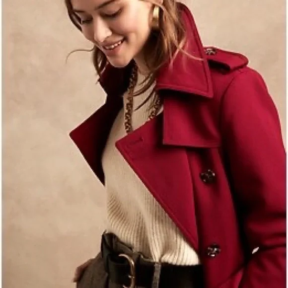 Banana Republic Scarlet Belted Coat - Picture 2 of 2
